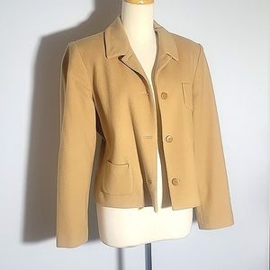 Harve benard vintage tan Blazer size 10